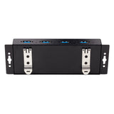 StarTech 4-Port Industrial USB 3.0 Hub - 5Gbps, ESD and surge protection - Robust metal housing