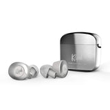 Klipsch T5 II True Wireless ANC Silver - Auriculares inalámbricos Bluetooth 5.0, Control Táctil, InEar, Control de Llamadas, Reducción de Ruido Activo, Noise Cancelling, Plata