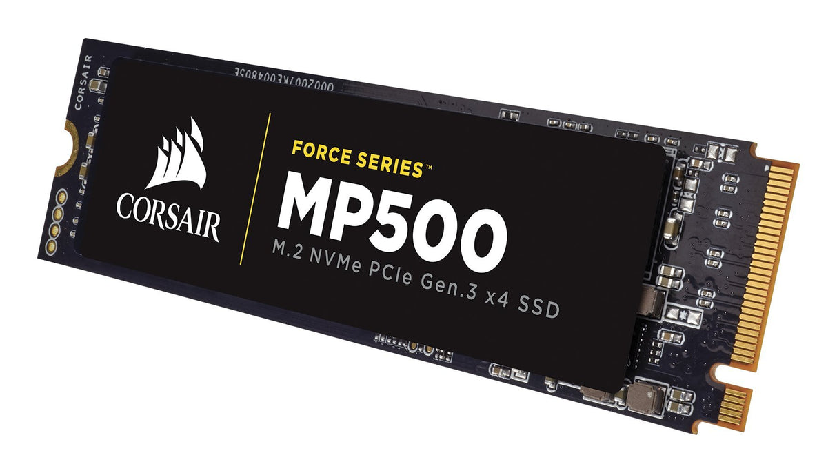 Corsair Force MP500 - Unidad de Estado sólido, SSD de 120 GB, M.2 PCIe 3 x4 NVMe-SSD, Velocidad de Lectura hasta 2.300 MB/s