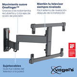 Vogel's TVM 3465 OLED Soporte TV Giratorio para televisores de Entre 32 a 65 Pulgadas, Máx 25 kg, Gira hasta 180º, Inclinable hasta 20º, Soporte para TV máx. VESA 400x400, Ideal para OLED