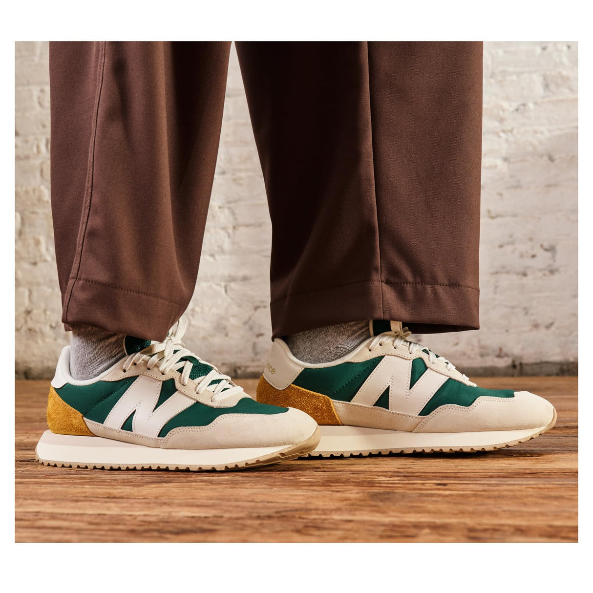 NEW BALANCE 237, Sneaker Hombre, Acidic Green Heather 361, 41.5 EU