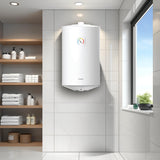 Candy CTR30RS/E, Termo Eléctrico, Vertical, 30 litros,1500W, 75ºC, Termostato Externo Ajustable, Blanco