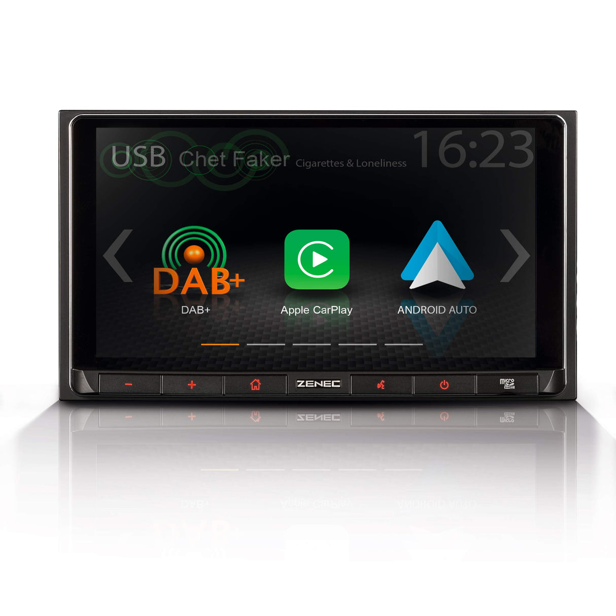 ZENEC Z-N528: Radio de Coche 2-DIN/infotainer, Sistema Multimedia con Pantalla táctil de 17,1 cm/6,75", Dab+, Bluetooth, USB, Centro Multimedia con Apple CarPlay y Google Android Auto