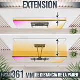 RICOO Soporte TV Pared 32-65" Pulgadas (81-165cm) S7244 Brazo articulado Giratorio Inclinable Colgador televisión Universal VESA 200x200-400x400 Negro