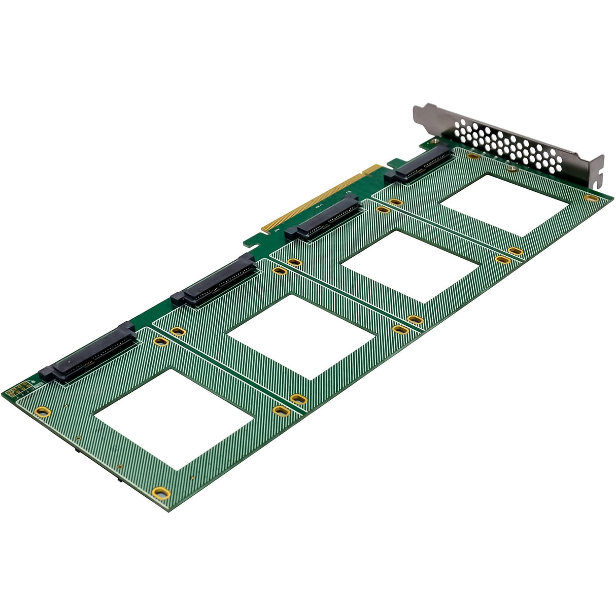 InLine® Tarjeta PCI Express para 4 Tarjetas internas U.2 NVMe SFF-8639 – Bifurcation, PCIe x16, 76660R