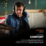 Auriculares para V-Drums Roland VMH-D1 | Diseñados por Roland y V-MODA para V-Drums y todos los kits de batería electrónica | Sonido inmersivo | Confort prolongado