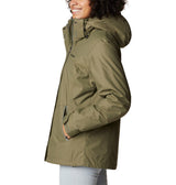 Columbia Bugaboo Fleece Interchange Jacket, Chaqueta De Invierno 3 En 1 para Mujer, Stone Green, Talla XS
