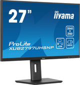 iiyama ProLite XUB2797UHSNP-B1 27" IPS 4K 100Hz USB-C DOCK 96W Altavoces Altura Ajustable (5 Años Garantía)