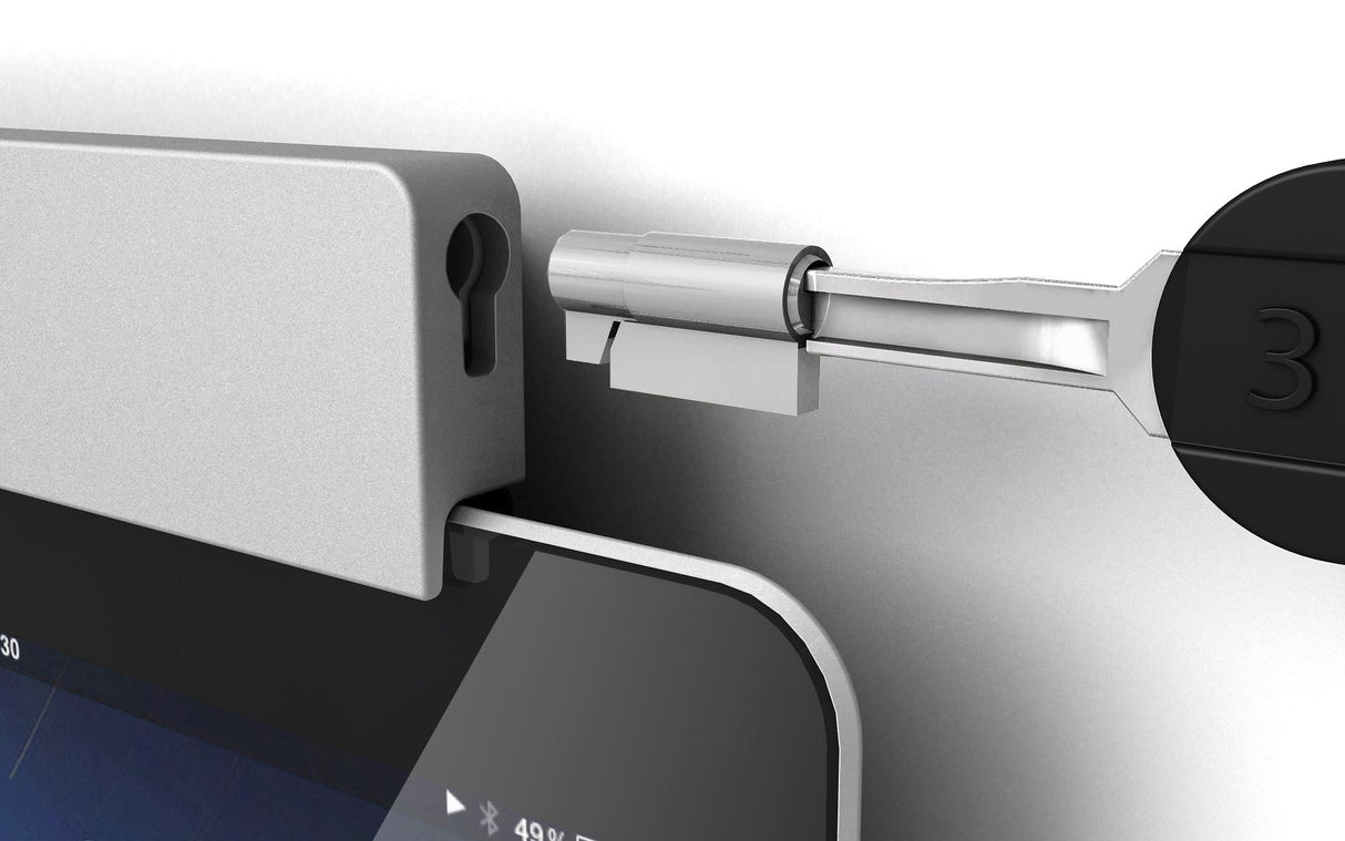 Smart Things S12 B sDock Pro - Soporte de Pared Giratorio de 90° con Cerradura para Apple iPad Pro Apple Pro de 12 Pulgadas (1ª generación + 2ª generación), Color Negro
