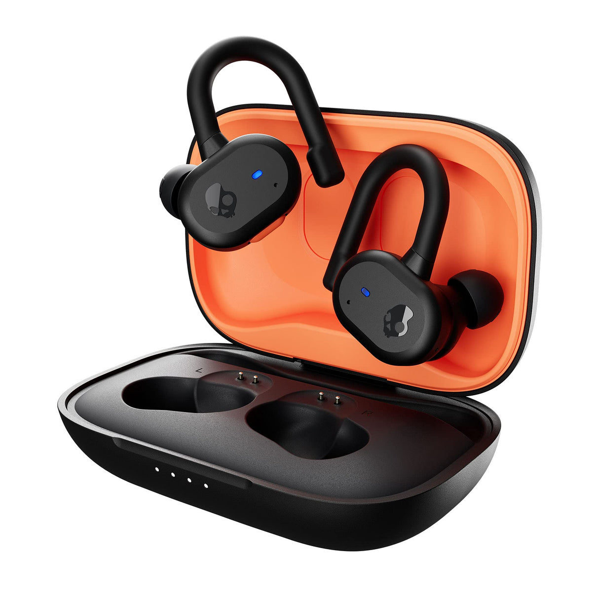 Skullcandy Push Active Auriculares In-Ear Inalámbricos, 43 h de Autonomía, Skull-iQ, con Alexa Habilitada, Micrófono, Compatibles con iPhone Android y Dispositivos Bluetooth - Negro