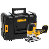 DEWALT DCS335NT-XJ, Sierra de calar sin escobillas 18V XR, Incluye maletín TSTAK, 3200cps/min, Corte madera 135mm /Acero 10mm, No incluye batería ni cargador