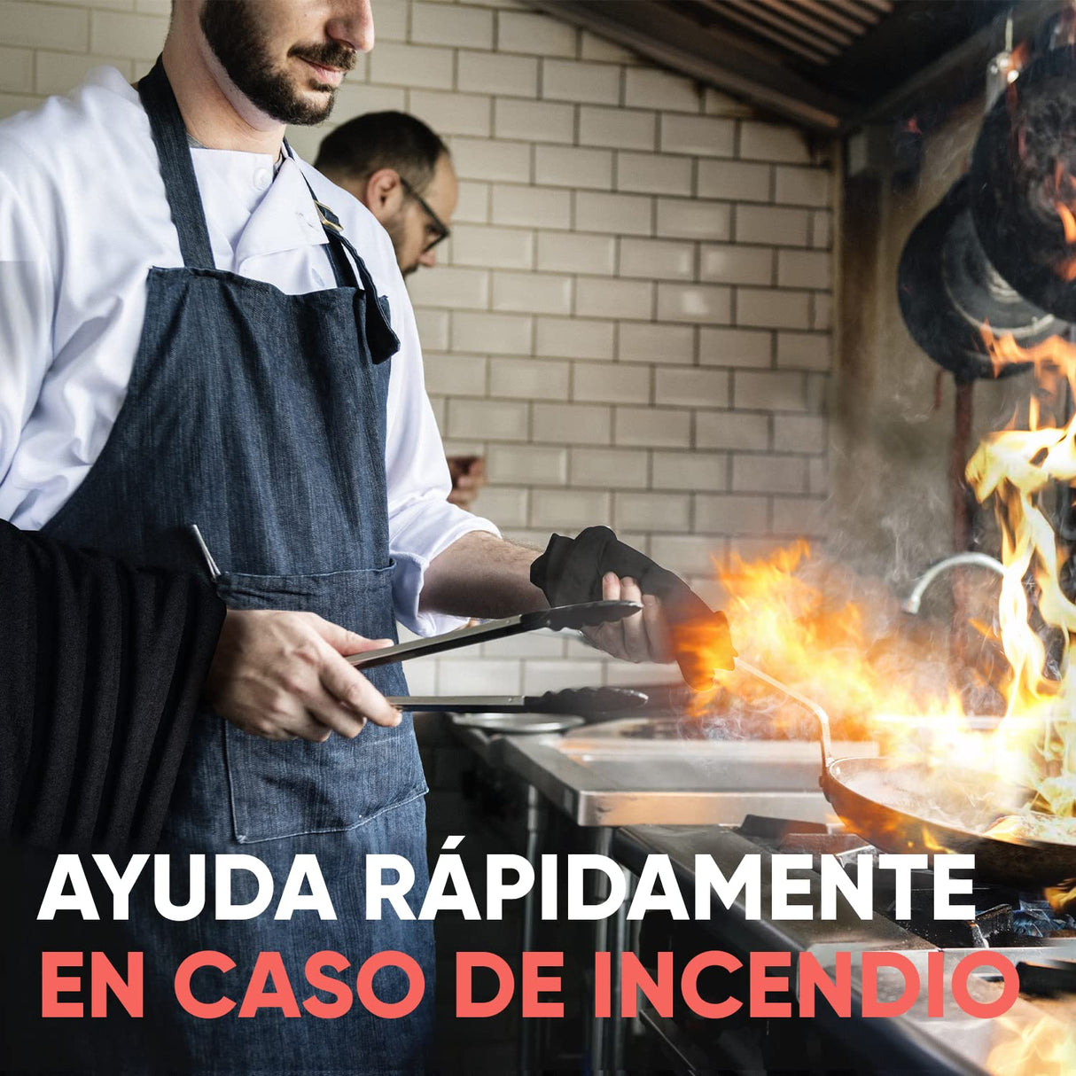 EVOCAMP Base ignífuga 200x200 cm - Alfombra de protección térmica resistente al calor hasta 982 °C - Alfombrilla de soldadura, alfombra ignífuga para una protección contra incendios segura