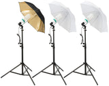Bresser Fotostudio BR-2120 - Set de luz de día y Fondo (1600 W, con Sistema de Fondo, lámparas, trípode y Paraguas)
