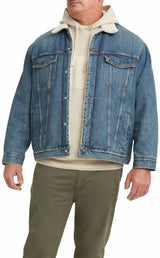 Levi's Big & Tall Sherpa Trucker, Jacket para Hombre, Fable, 3XL