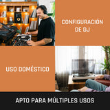 Lenco L-3810WH - Tocadiscos de accionamiento Directo - Control de Tono - Codificación USB/PC - Blanco