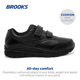 Brooks Addiction Walker V-strap 2, Zapatillas para Carreras de Montaña Hombre, Negro, 45 EU