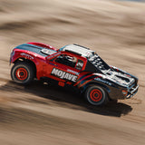 ARRMA- Mojave Grom Coche controlado por Radio, Color Rojo, 1/18 (Horizon Hobby ARA2104T1)