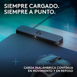 Logitech G POWERPLAY 2, alfombrilla de ratón con carga inalámbrica para ratones para gaming Logitech G compatibles, 34,5 x 28,4 cm, 3,5 mm de grosor, para PC/Mac - Negro