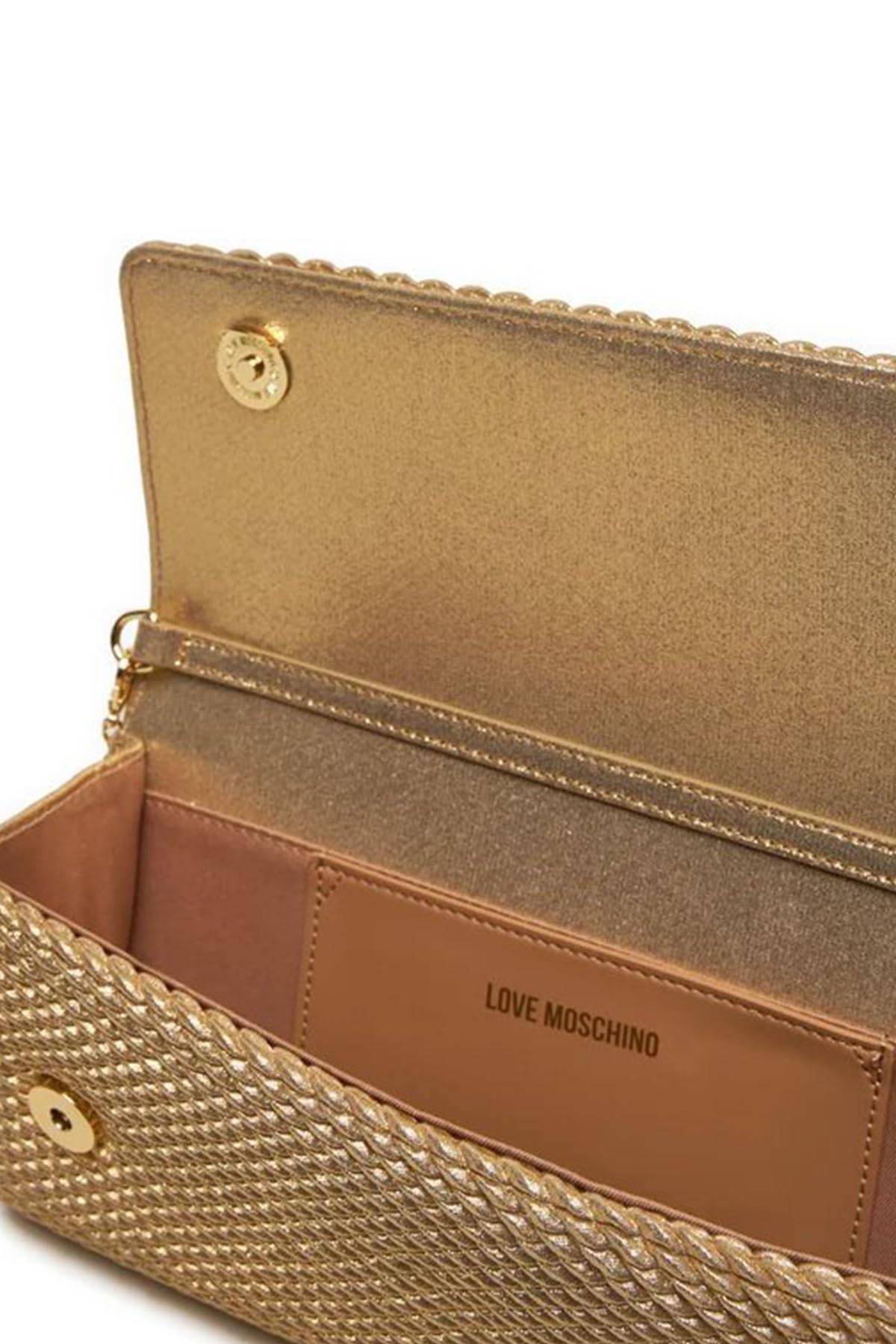 Love Moschino Bolso de Hombro Mujer Dorado Talla única