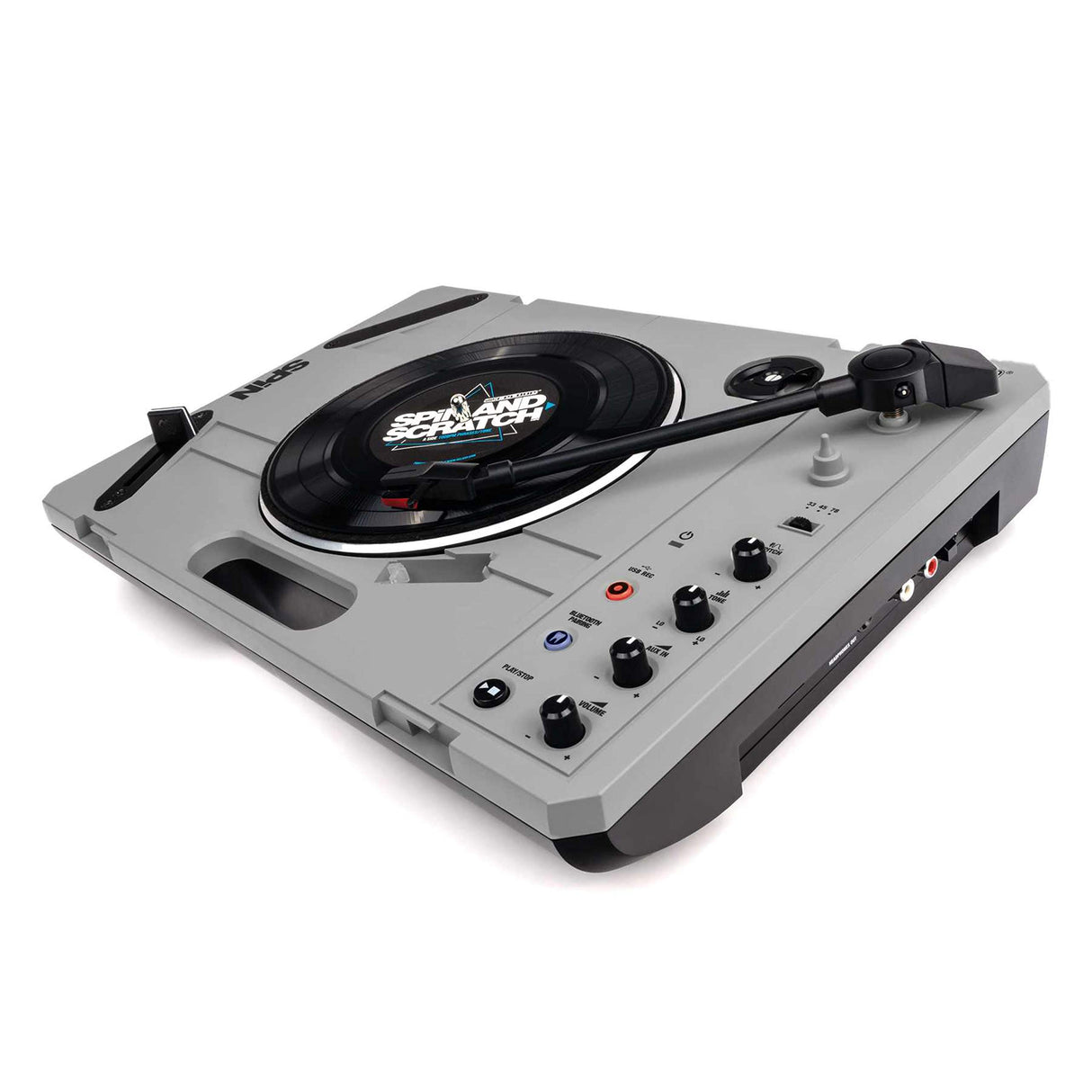 Reloop SPIN - Plato giradiscos portátil para amantes del vinilo y artistas del "scratch", Diversión con nuestro plato donde sea que vayamos