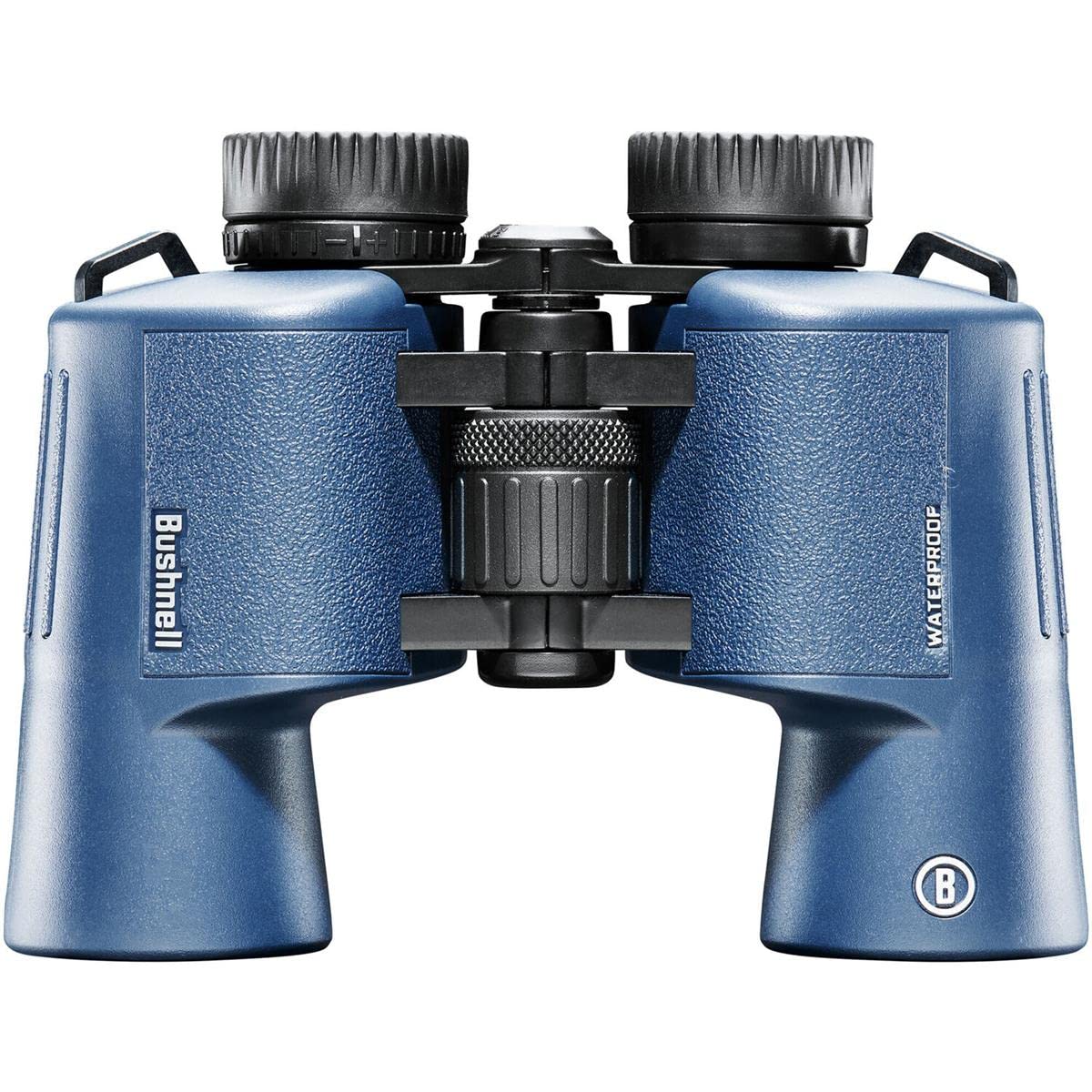 Bushnell - H2O 2 - Prismáticos - 10x42 Azul Oscuro Porro - Completamente Multicoated - Impermeable/Antivaho - Oculares Twist Up - Deportes Acuáticos - Náutica