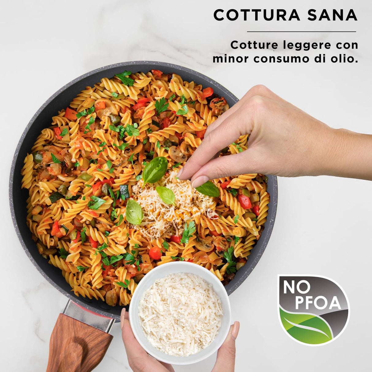 Batería de cocina 8 piezas roja Golden 5