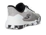 Skechers Viper Court Pro 2.0, Zapatillas Hombre, White Synthetic/Textile/Black Trim, 44 EU