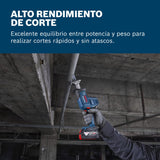 Bosch Professional 18V System Sierra Sable a Batería GSA 18V-24 (incl. hoja de sierra S922EF, S2345X)