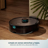 Cecotec Robot Aspirador con Navegación Giroscópica y App Conga M50 X-Treme. 7000Pa, Barre, Aspira, Friega y Pasa la Mopa, Autonomía 160mins, Sensores Anticaídas, Cepillo Multifunción, TotalSurface