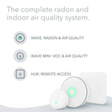 Airthings 4200 Kit de casa, Radón, Riesgo de Molde y Sistema de Monitoreo de Calidad del Aire Interior, Multi-Room
