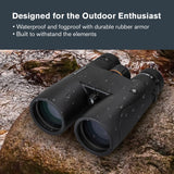Celestron 72325 Nature DX 10x50: prismáticos para Exteriores y para observar Aves, con Revestimiento múltiple Completo y prismas BaK-4, Carcasa revestida de Goma Resistente al Agua y el vaho