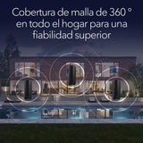 NETGEAR Orbi Mesh WiFi 7 Orbi Serie 870 (RBE873B), WiFi Mesh Router + 2 Extensores de Rango de satélite, Cobertura de hasta 600 m2, 150 Dispositivos, Puerto de Internet de 2.5 G, Negro