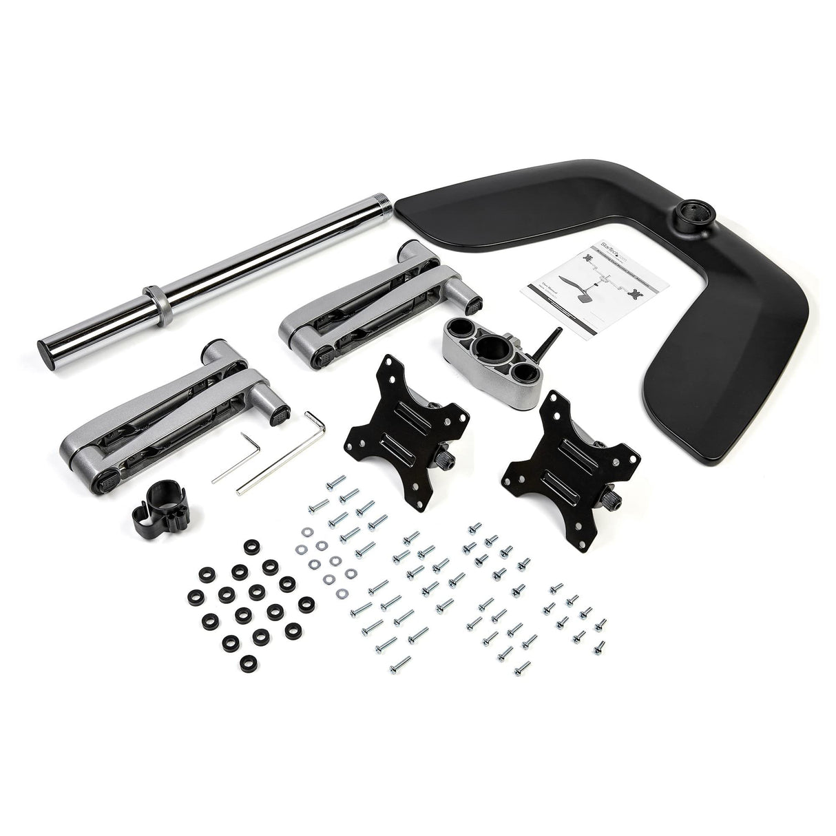 Brazo de Soporte VESA Articulado para 2 Monitores de hasta 32 Pulgadas - de Acero y Aluminio