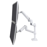 Ergotron LX Series 45-492-216 soporte de mesa para pantalla plana 61 cm (24") Blanco - Soporte para televisor (18 kg, 61 cm (24"), 75 x 75 mm, 100 x 100 mm, Ajustes de altura, Blanco)