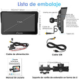 Carpuride W702 Pantalla GPS 7 Pulgadas CarPlay para Motocicleta - CarPlay Inalámbrico y Android Auto, Pantalla Táctil Impermeable, Bluetooth Dual, Navegación, Siri.