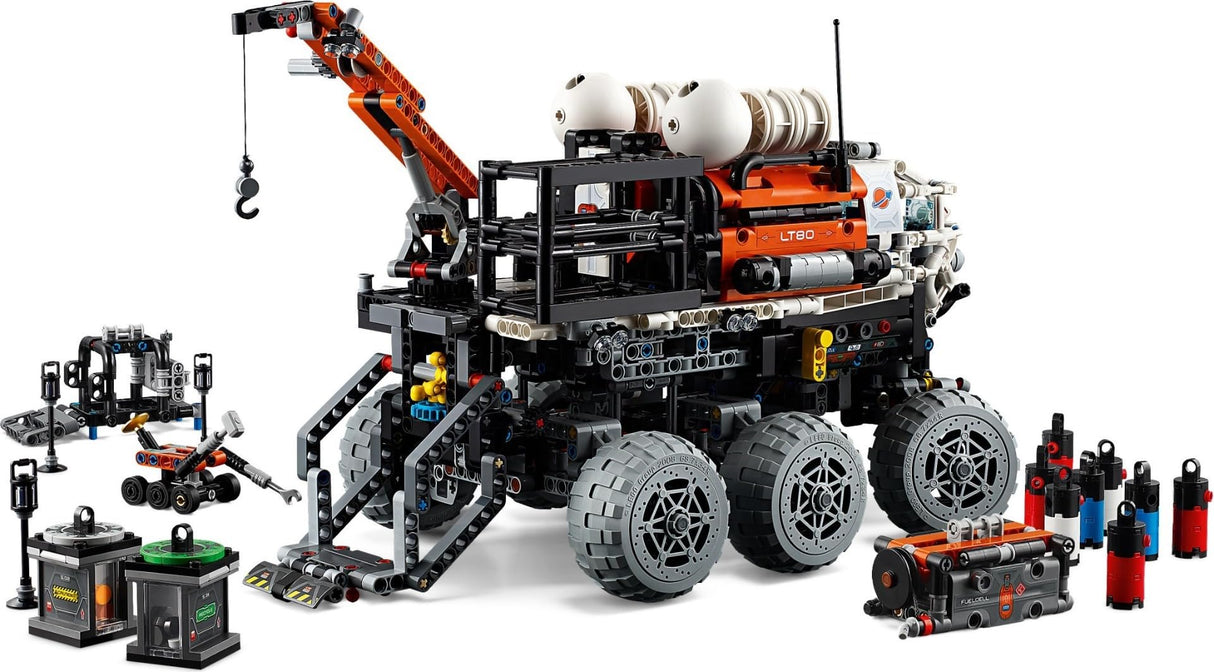 LEGO Technic Róver Explorador del Equipo de Marte Juguete de Construcción Espacial con Planeta y Vehículo, Regalo para Niños y Niñas de 11 Años o Más, Juego del Espacio Inspirado en la NASA 42180