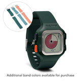 TIME TIMER Reloj — Temporizador de Cuenta Regresiva analógico y Digital Visual de 12 o 24h - para productividad, Aprendizaje, exámenes y Seguimiento de Ejercicios (Verde secuoya, Grande)