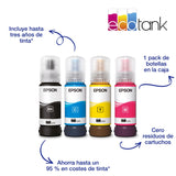 Impresora multifunción EcoTank ET-4800 A4 con depósito de tinta, conexión Wi-Fi y hasta 3 años de tinta incluida