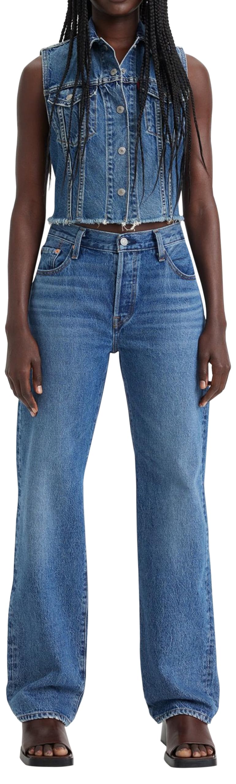 Levi's 501 90's Vaqueros, Not My News Channel, 33W / 30L para Mujer