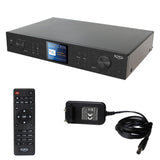 XORO HFT 440 - Radio por Internet con Dab+ y recepción FM para Ampliar un Sistema de Alta fidelidad, WiFi de 2,4 GHz, Bluetooth, SpotifyConnect, Streaming de música por UPnP