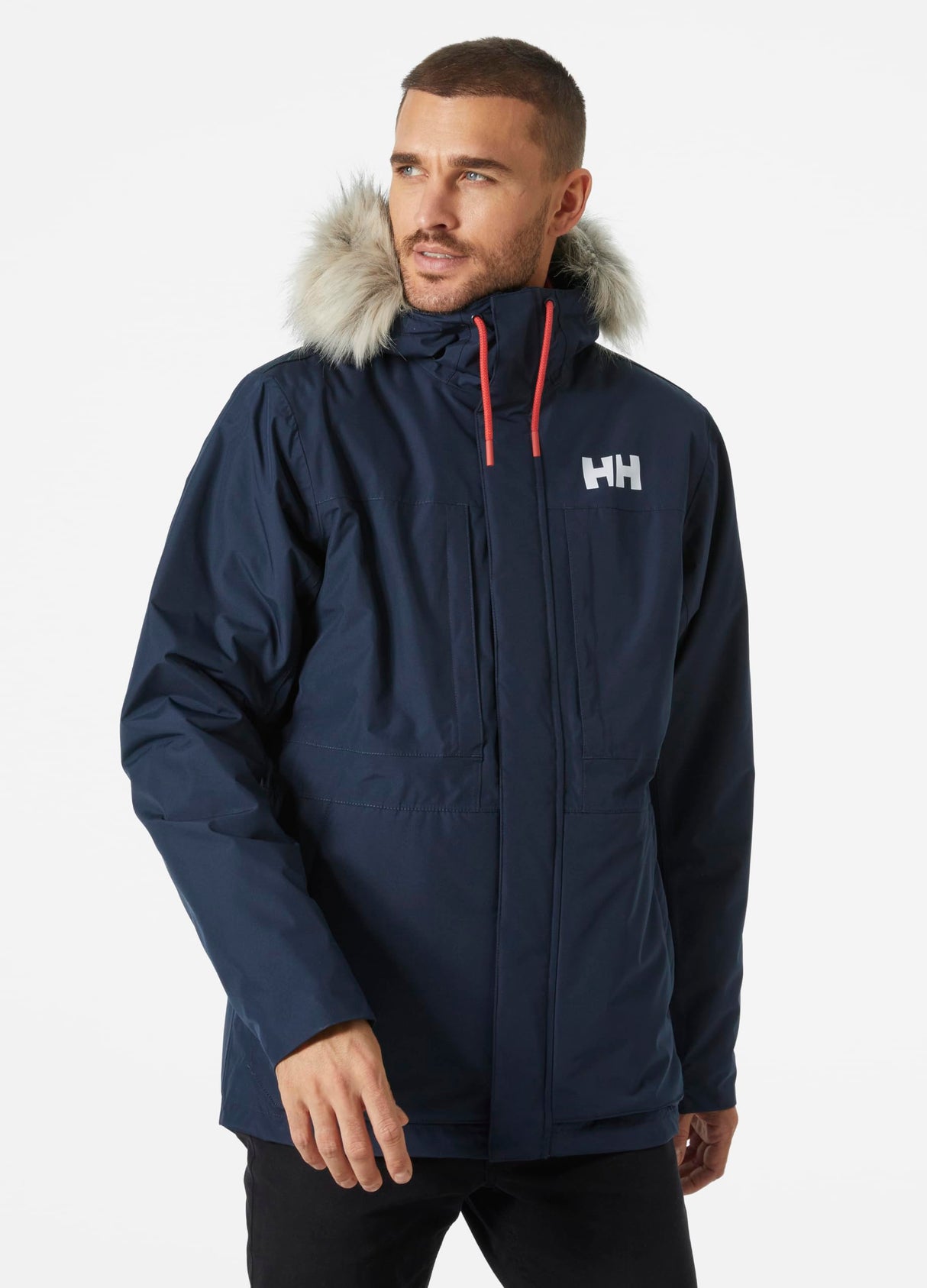Helly Hansen Mens Coastal 3.0 Parka, Azul marino, M