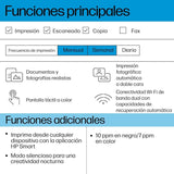 HP Envy 6120e 714L8B, Impresora multifunción de inyección de tinta A4 a color, Conexión Wi-Fi, Impresión a doble cara automática, hasta 10 ppm, 3 meses de impresión Instant Ink con HP+, Blanca