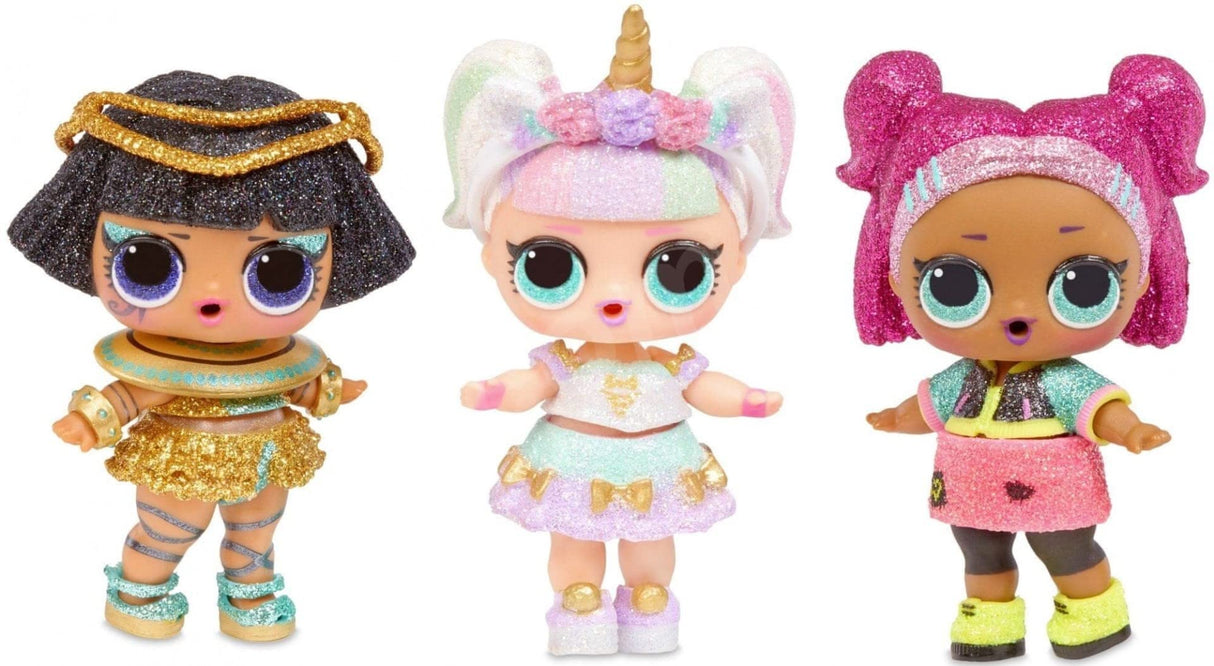 L.O.L. Surprise! Sparkle Colección de 12 muñecas con Purpurina - Más de 80 sorpresas que incluyen Muñecas, Ropa, Accesorios y más - Con sorpresa de Agua - Edad: 4+ años , Exclusivo en Amazon