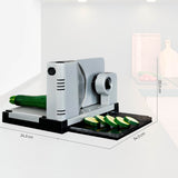 ritter icaro 7, Cortafiambres Eléctrico Plegable y Cortadora de Pan de Metal Macizo con Motor ECO