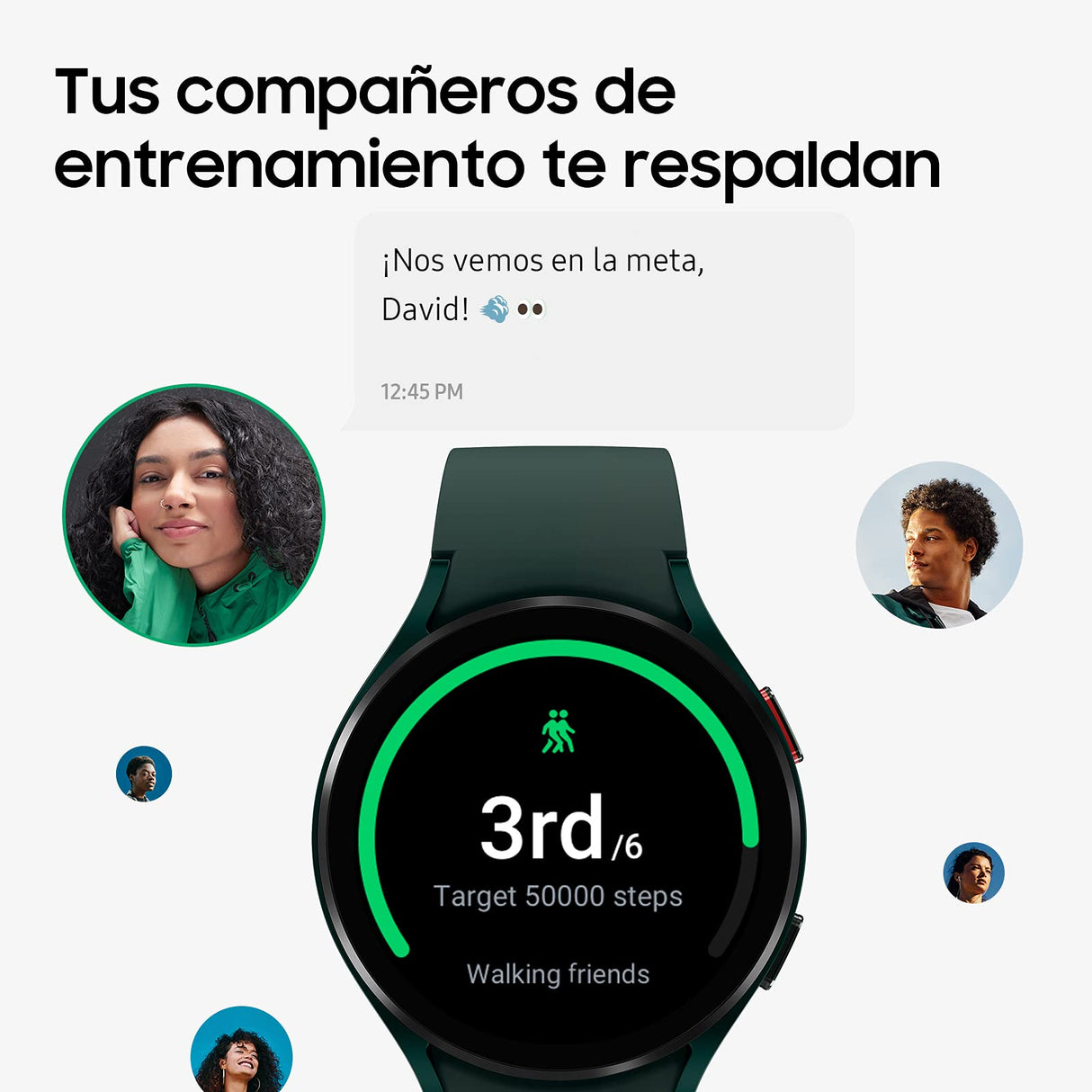 Samsung Galaxy Watch4 - Smartwatch, Control de Salud, Seguimiento Deportivo, Batería de Larga Duración, 40 mm, LTE, Color Plata (Version ES)