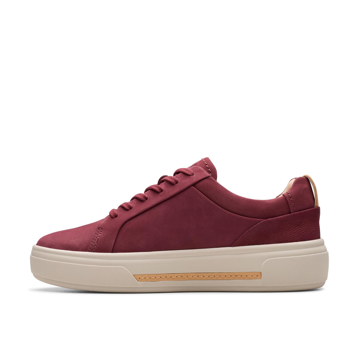 Clarks Hollyhock Walk, Zapatillas Mujer, Burgundy, 38.5 EU