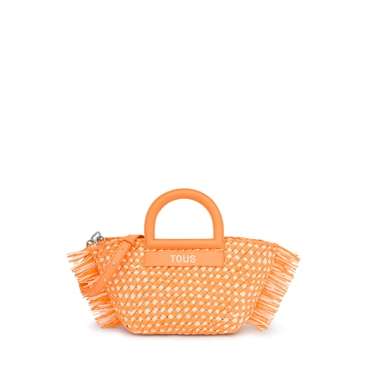 TOUS Dora, Bolso de Mano para Mujer, Naranja Claro