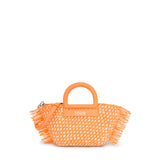 TOUS Dora, Bolso de Mano para Mujer, Naranja Claro