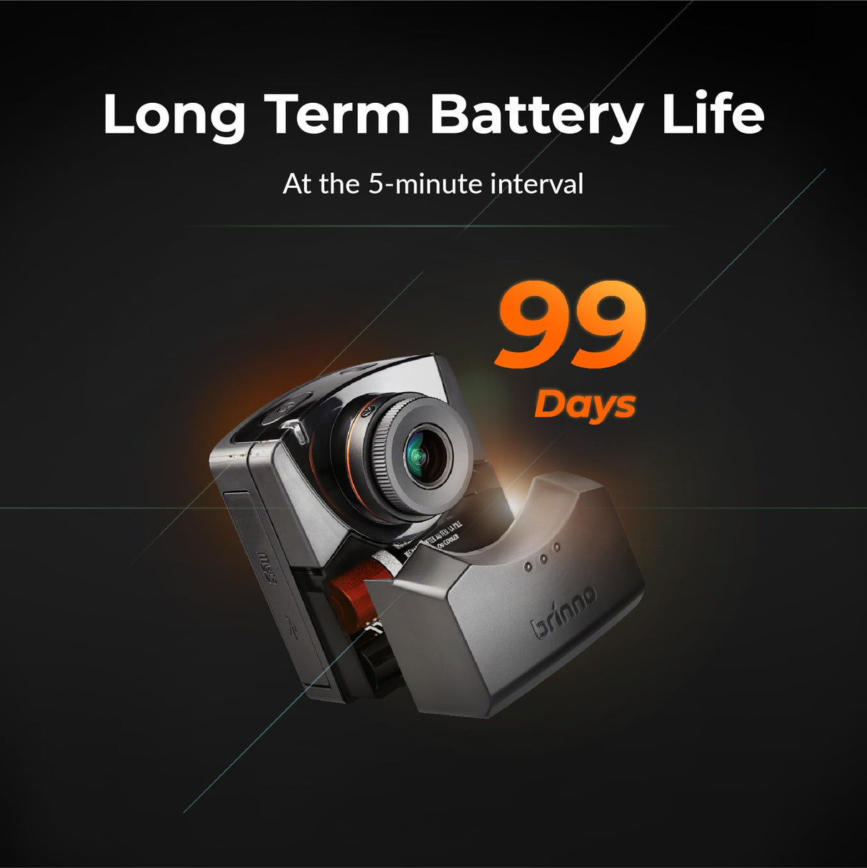 Brinno Empower TLC2020 Cámara Time Lapse Profesional - Perfecta para Trabajos de Larga Duración en Interior - 82 Días de Batería, Programación Flexible, Campo Visual 118°, 1080P, Full HD, HDR
