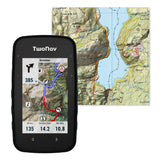 GPS Cross Plus + Mapa España Topo - Multideporte Bicicleta Ciclismo BTT Senderismo Trekking/Compacto y Ligero/Pantalla 3.2" / Autonomía 20 h/Memoria 32 GB/Mapa topográfico Incluido